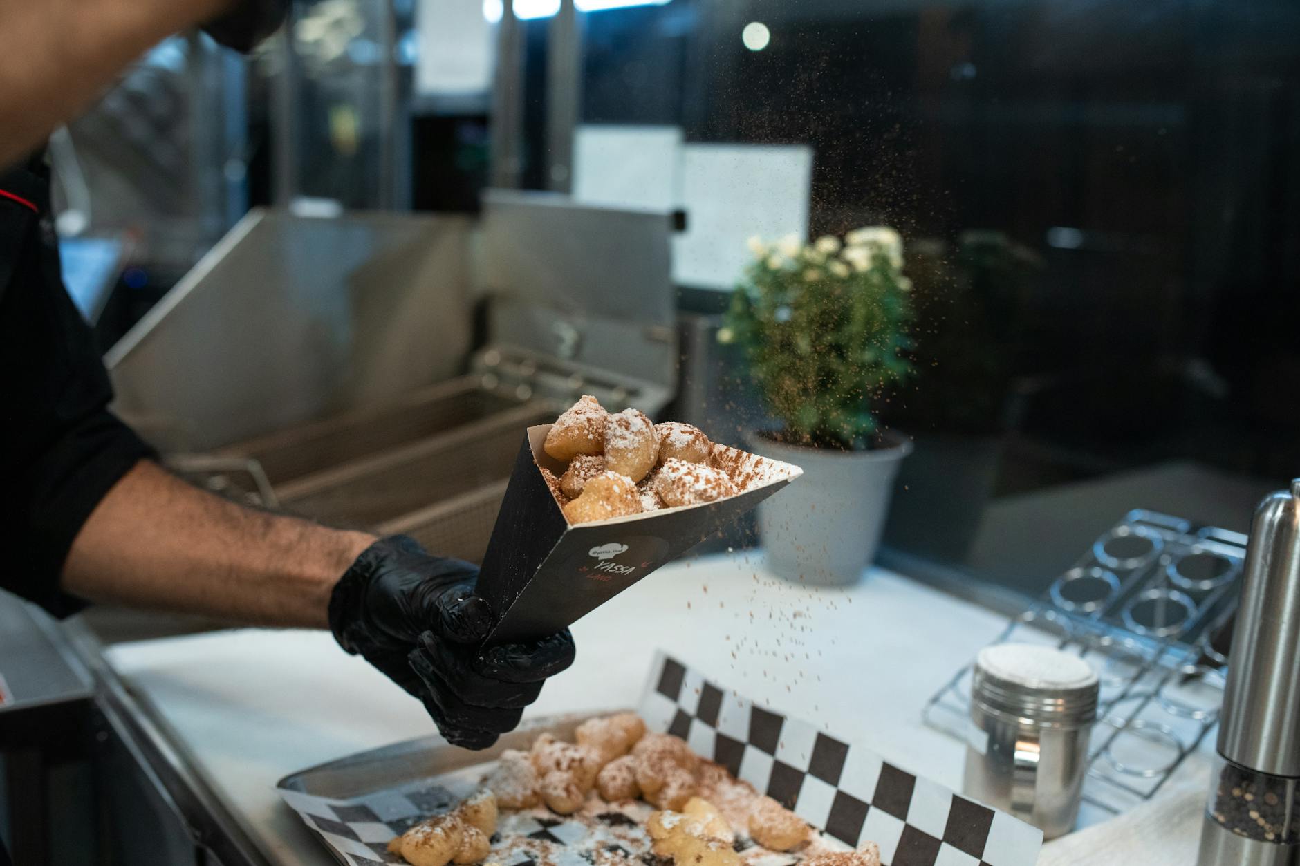 making beignets